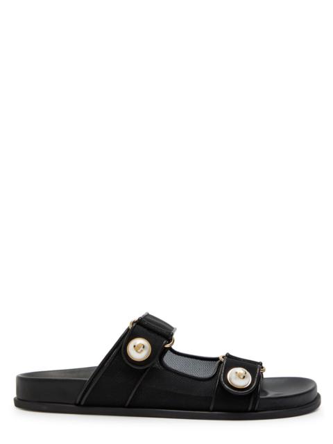 JIMMY CHOO Jimmy Choo Fayence Mesh Sliders