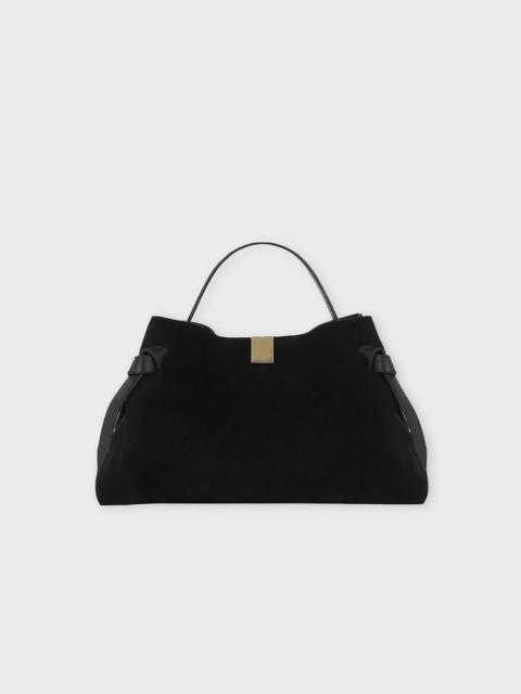 Yuzefi Bag Gyoza Suede Black Black ONESIZE