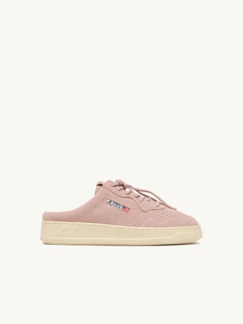 AUTRY MEDALIST MULE SNEAKERS IN SILK SUEDE
