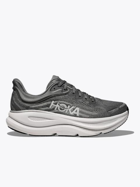 HOKA Men's Bondi 9 Shoes in Asteroid/Silver