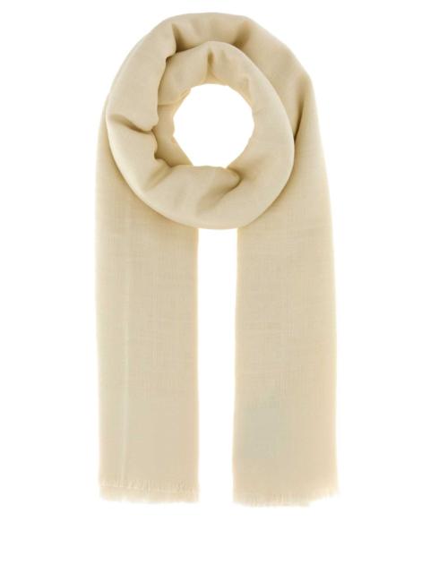 FENDI Fendi Women Ivory Wool Blend Scarf