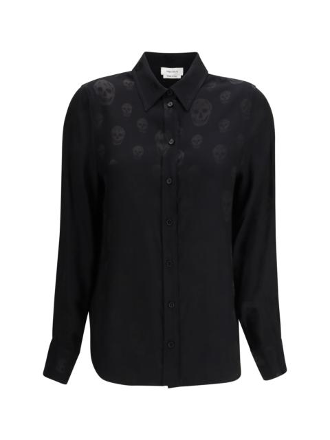 Alexander McQueen Alexander Mcqueen Women Shirt With Skull Motif