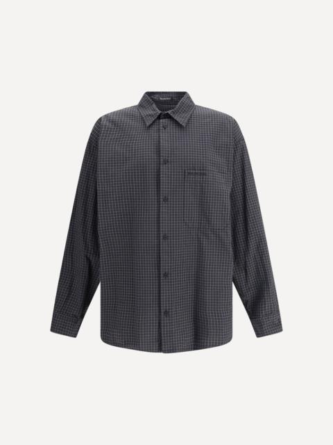 BALENCIAGA Oversized checked Shirt