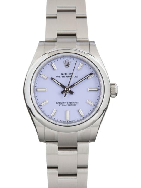 ROLEX Used Rolex Oyster Perpetual 31 Lavender Dial Ref 277200