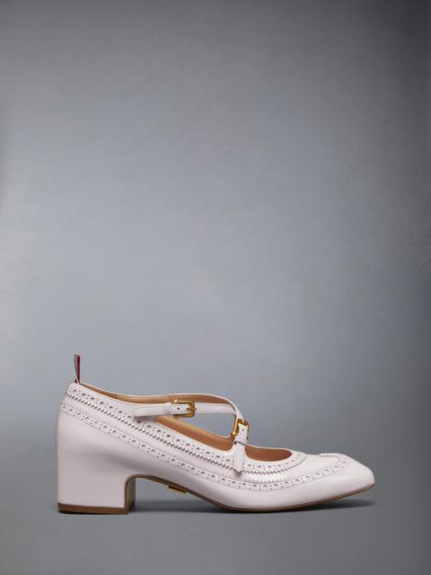 Thom Browne SOFT PATENT LEATHER THOM JOHN 40MM BLOCK HEEL