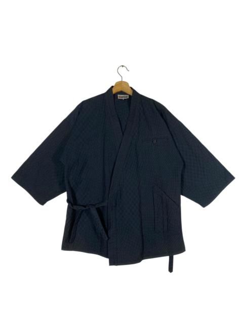 Kansai Yamamoto - Vintage Kansai Japanese Brand Kimono M Size Black Colour