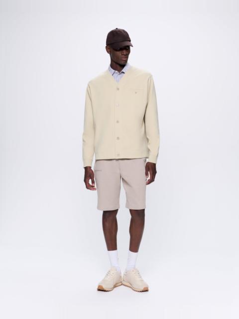 PANGAIA Mens DNA Double Jersey Liner Jacket - Maitake Beige