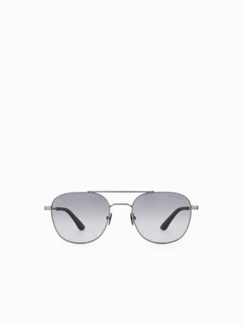 GIORGIO ARMANI MEN’S SQUARE SUNGLASSES