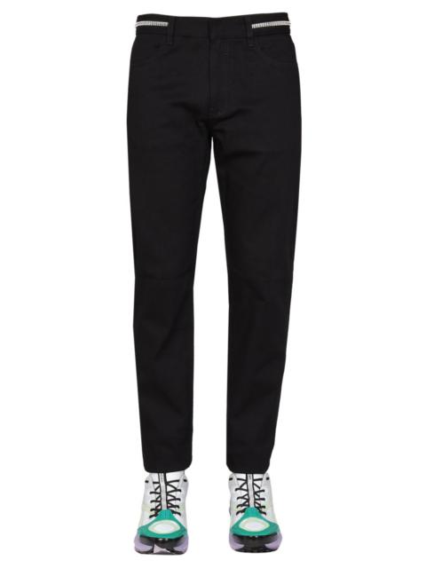 Givenchy Givenchy Men Slim Fit Jeans With Metallic Details