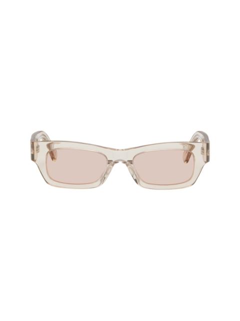 Marni Beige RETROSUPERFUTURE Edition Haicli Sunglasses