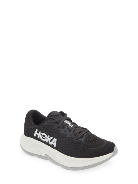 HOKA HOKA Rincon 4 Running Shoe in Black /White at Nordstrom