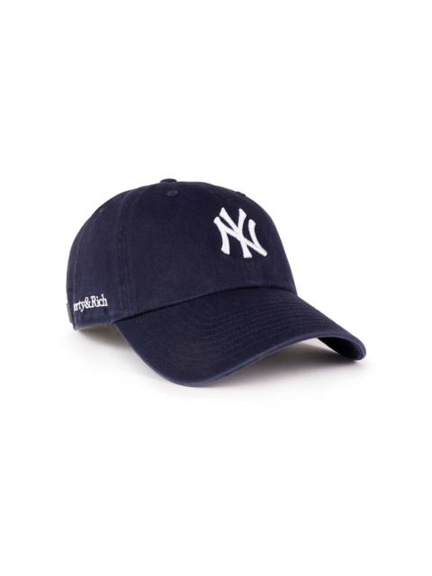Sporty & Rich x Yankees Cotton Baseball Cap navy