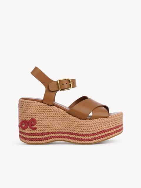 Chloé CHLOÉ SAND WEDGE SANDAL