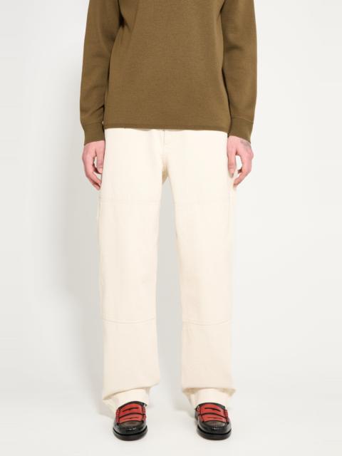 MARGARET HOWELL MARGARET HOWELL MHL TOOL POCKET TROUSER NATURAL COTTON DENIM