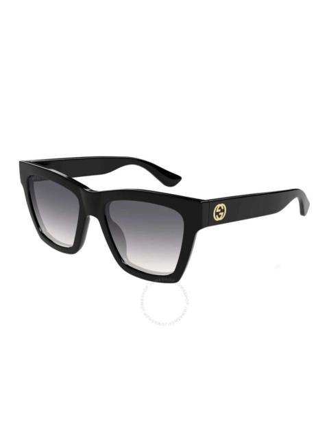 GUCCI Gucci Grey Gradient Cat Eye Ladies Sunglasses GG1714S 001 54