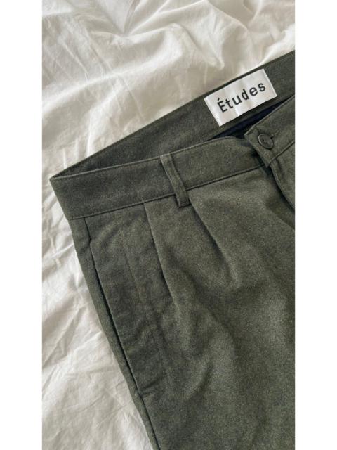 Étude brand new . wool pleated and lined chino . 34