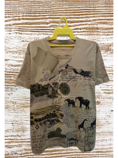 Other Designers Full Print Vintage Raga Felice Rare Art
