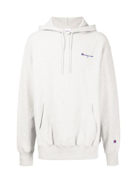 Readymade EMBROIDERED LOGO LONG-SLEEVE HOODIE