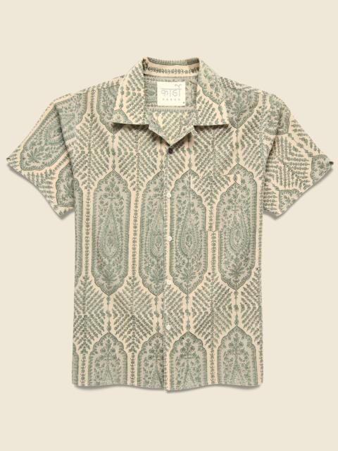 KARDO Paisley Block Print Shirt - Sage