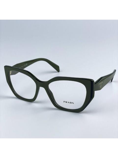Prada NEW Prada PR18WV 13J1O1 Sage Green Black Cat Eye Women Eyeglasses