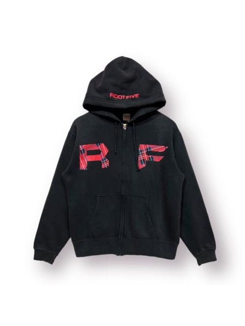 Other Designers Japanese Brand - 🔥 ROOT FIVE SWEATER HOODED BLACK BIG LOGO