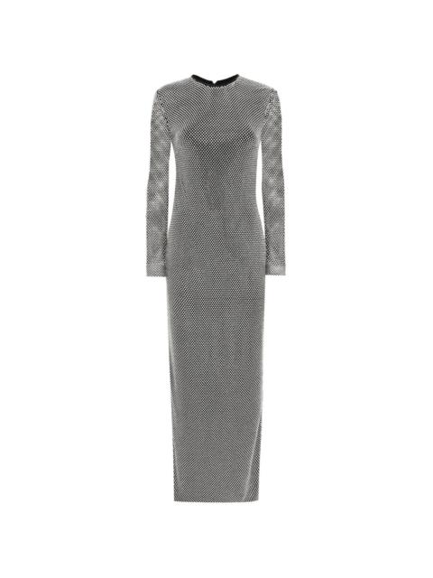 chinese dress ladies Nookie Crystal Mesh Maxi Dress - Lilac main image 1
