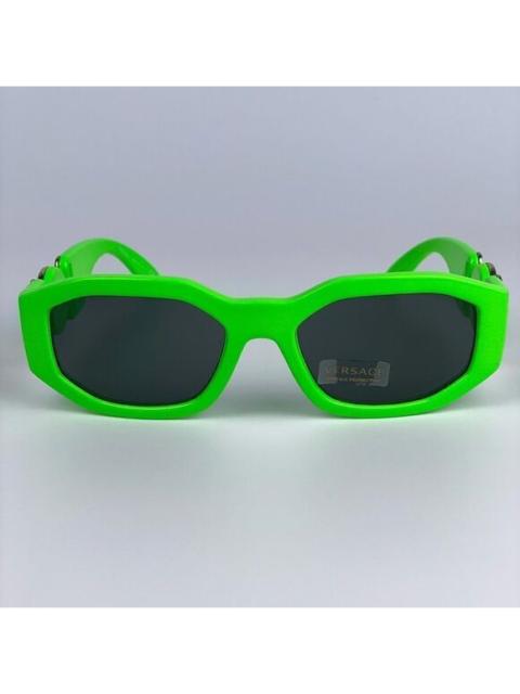 VERSACE SALE! NEW Versace VE4361 531987 Medusa Biggie Green Gray Unisex Sunglasses