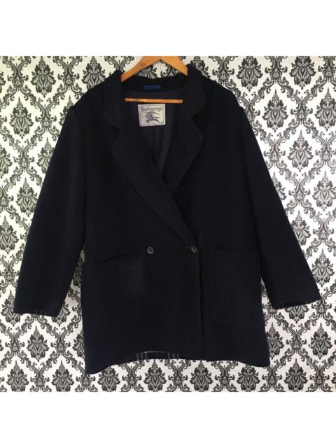 Other Designers Burberry Prorsum - Burberry Long Wool Nova Check Jacket