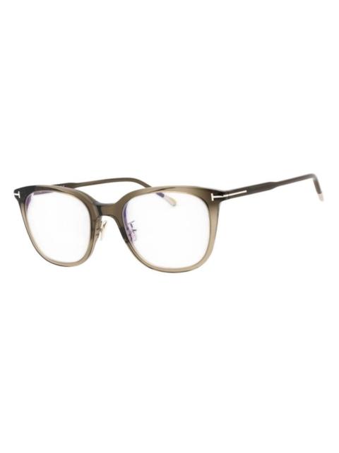 TOM FORD Tom Ford Blue Light Block Square Men's Eyeglasses FT5776-D-B 020 53