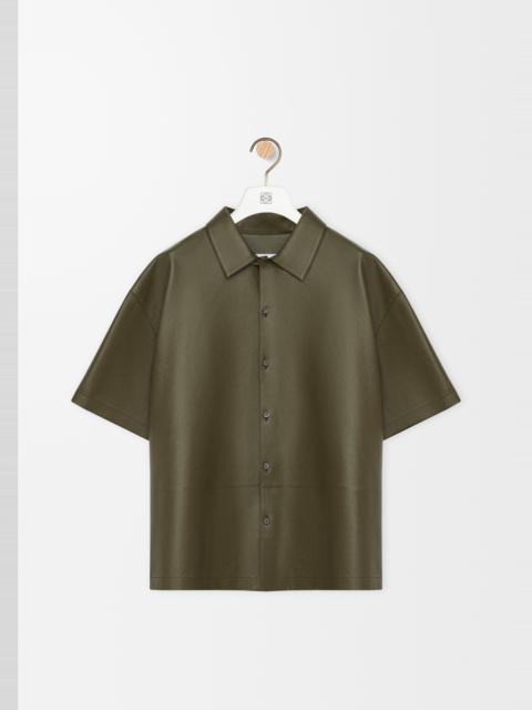 Loewe Short sleeve shirt in nappa lambskin