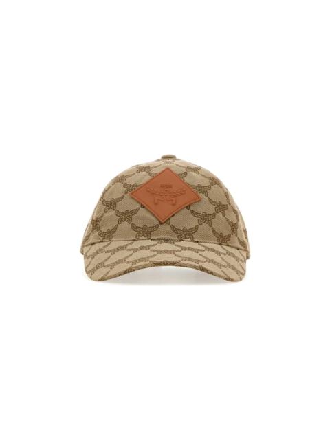 MCM Embroidered Polyester Blend Baseball Cap