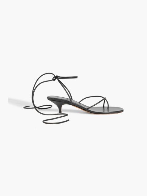 Proenza Schouler Slash Tie leather sandals