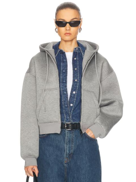 WARDROBE.NYC Bonded Zip Hoodie