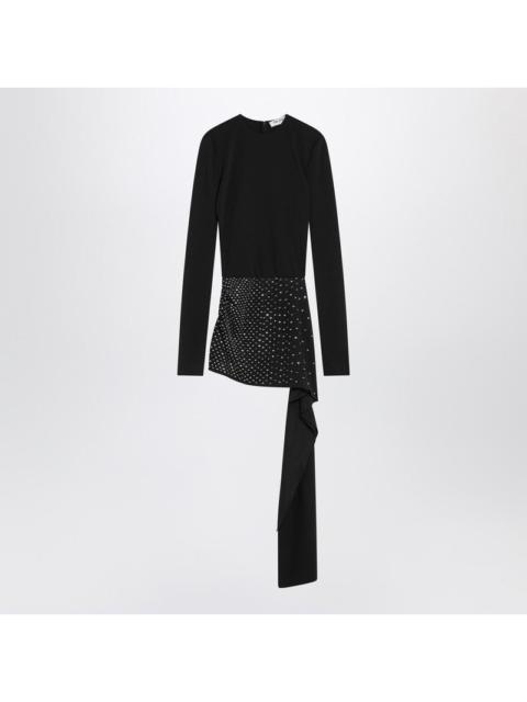 The Attico Mini Black Dress With Thermostrass Women