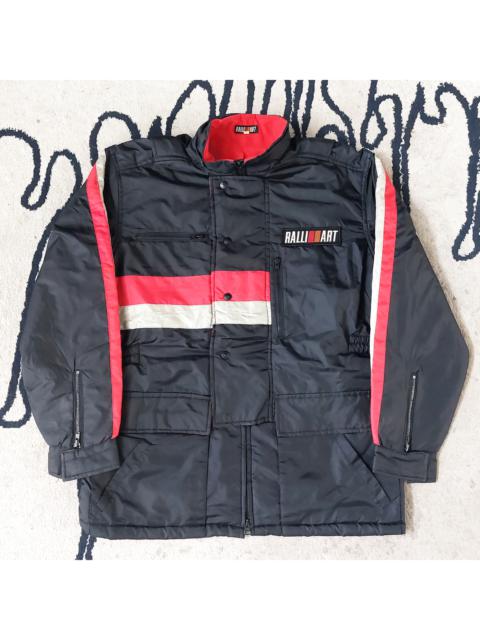Other Designers Vintage 90s Mitsubishi Ralliart Big Logo Bomber Parka Windbreaker Jacket Size L