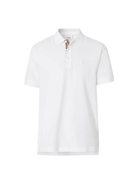 Burberry Burberry Eddie Monogram Motif Polo Shirt