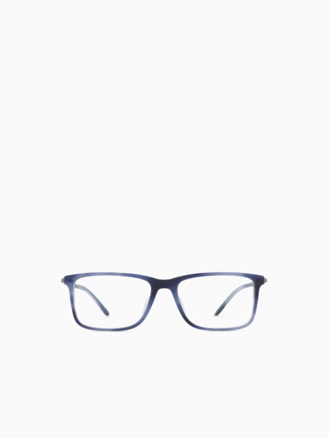 GIORGIO ARMANI MEN’S RECTANGULAR GLASSES