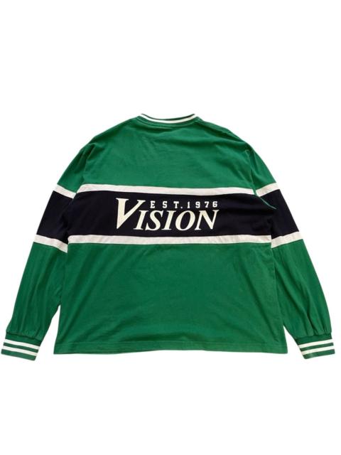Other Designers Vision Streetwear Color Block Rugby Shirt