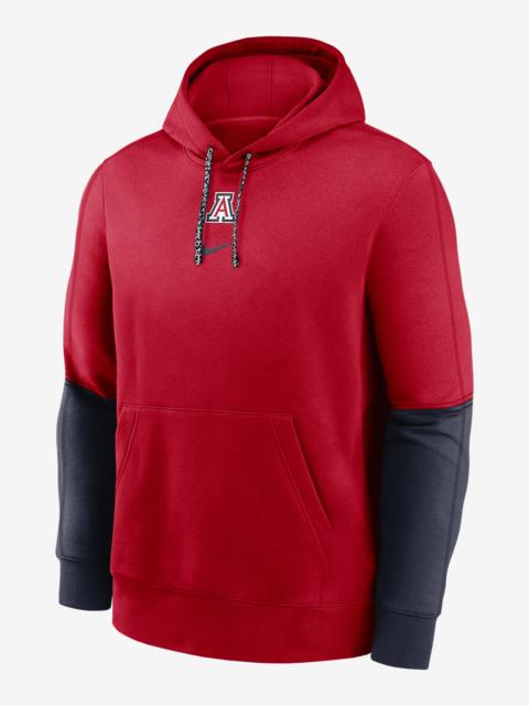 Nike Arizona Wildcats Sideline Team Issue Club Men's Nike College Pullover Hoodie