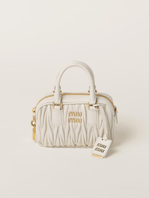 Miu Miu Arcadie Matelassé nappa leather bag