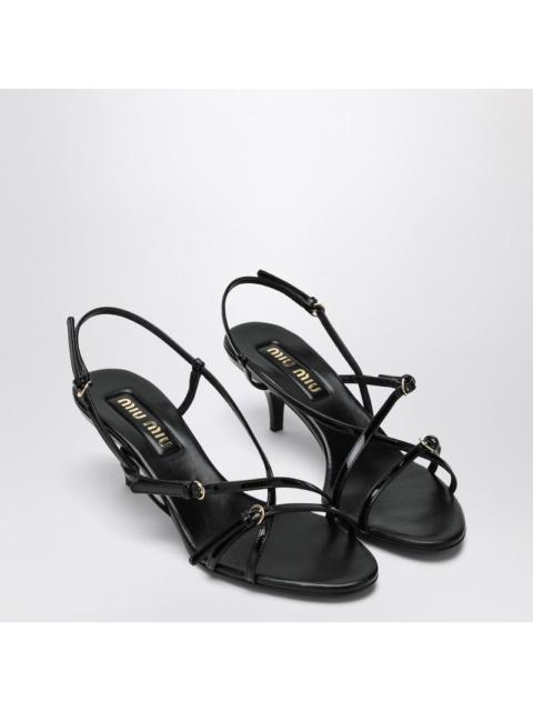 Miu Miu｜ (5NR036 AF8W F0002) Miu Miu Trick black in leather | TheDoubleF