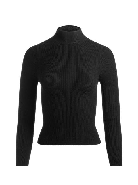 Alice + Olivia ROBERTA RIBBED TURTLENECK