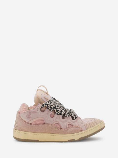 Lanvin LEATHER CURB SNEAKERS
