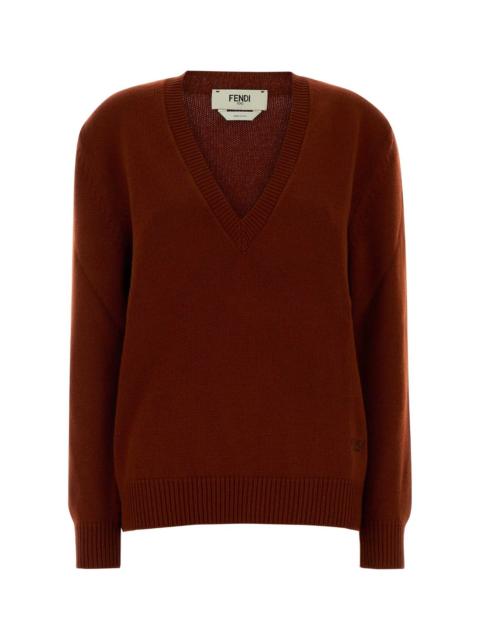 FENDI Fendi Women Brick Stretch Cashmere Sweater