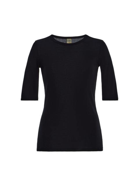 FLORE FLORE Ann Cotton T-Shirt black