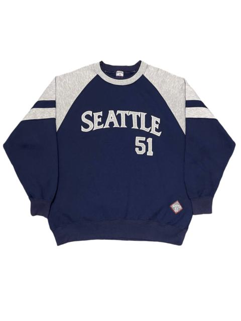 Other Designers Japanese Brand - Vintage Seattle 51 Embroidery Sweatshirt Crewneck
