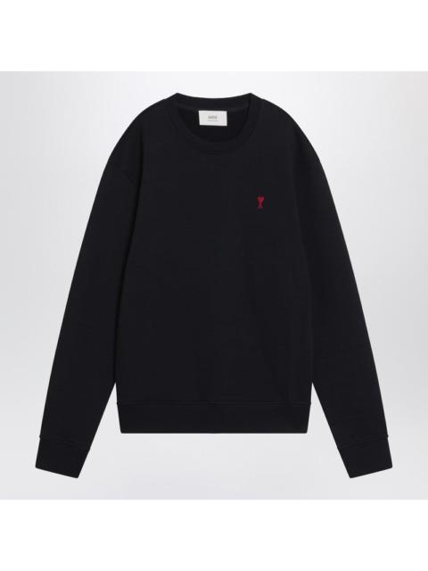 AMI Paris Ami Paris Black Ami De Coeur Sweatshirt Men