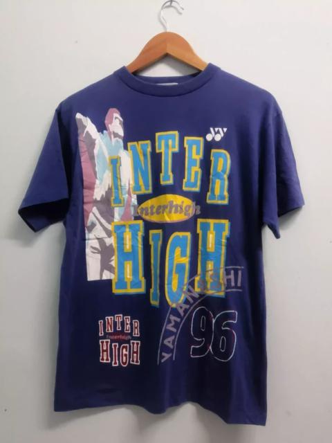 Other Designers Vintage - Vintage 90's Yonex T shirt Stitches Badminton Rare