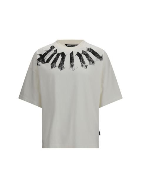 Palm Angels Palm Angels Men Big Neck Logo T-Shirt
