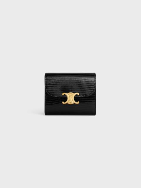 CELINE Small Wallet TRIOMPHE in lizard